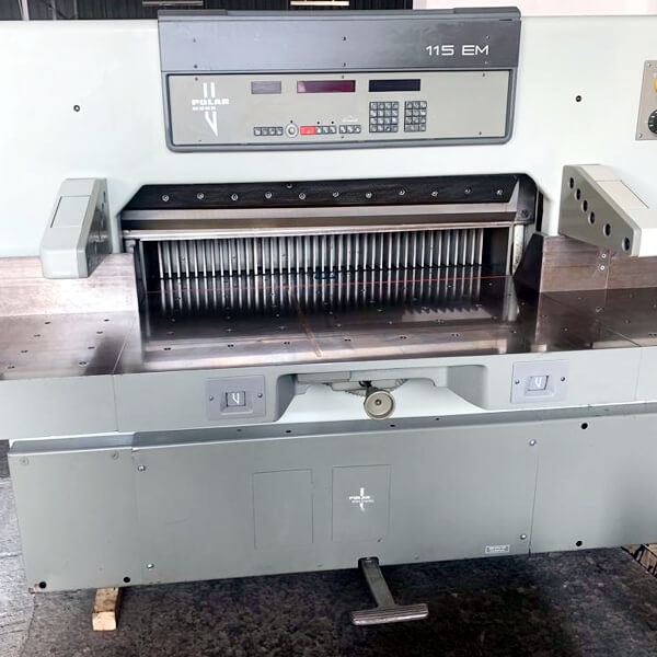 Used polar PAPER CUTTING machine dealers in Chennai, India, Tamilnadu